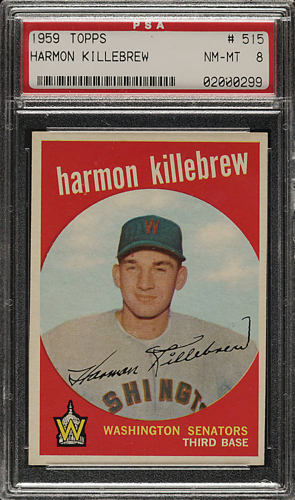 1959 Topps #515 Harmon Killebrew PSA NM-MT 8