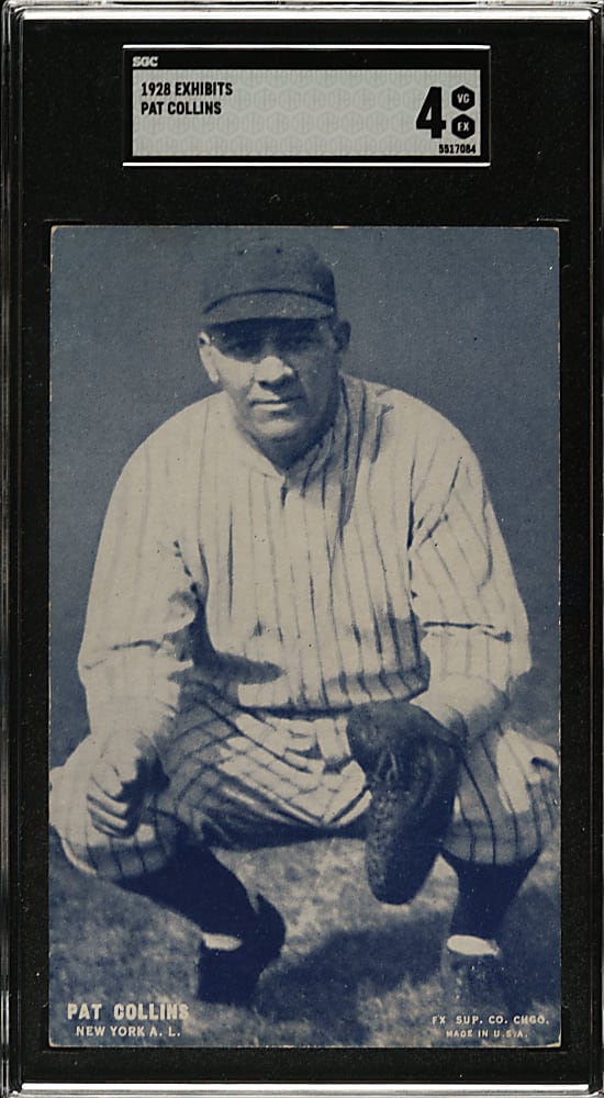1928 Exhibits Pat Collins SGC VG/EX 4