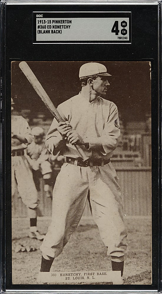 1913-1915 "Pinkerton" Postcard #360 Ed Konetchy SGC VG/EX 4