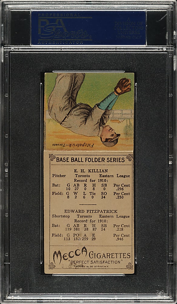 1911 T201 Mecca Double Folder Killian/Fitzpatrick PSA EX 5