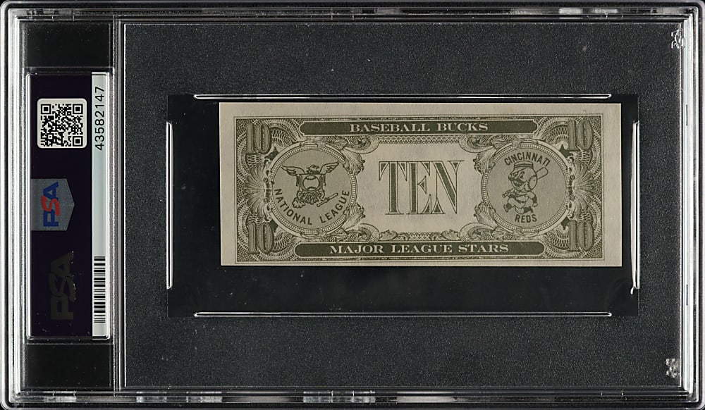 1962 Topps "Baseball Bucks" Frank Robinson PSA NM 7