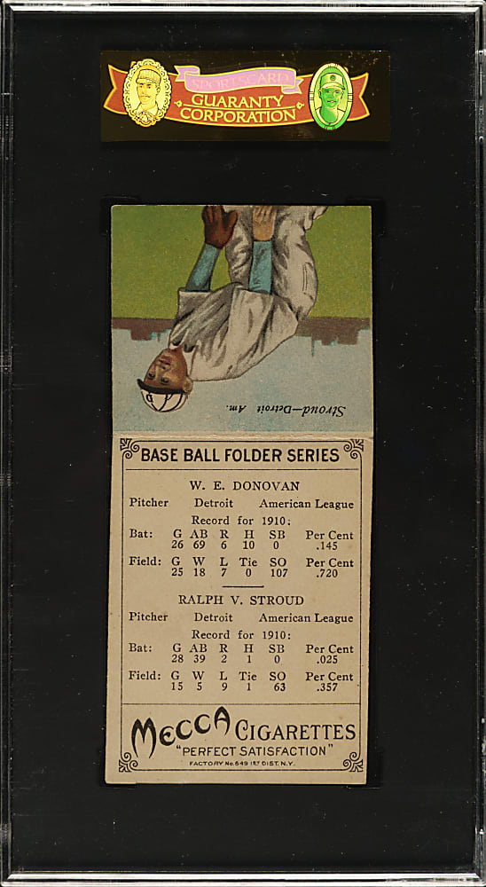 1911 T201 Mecca Double Folder Donovan/Stroud SGC EX+ 70