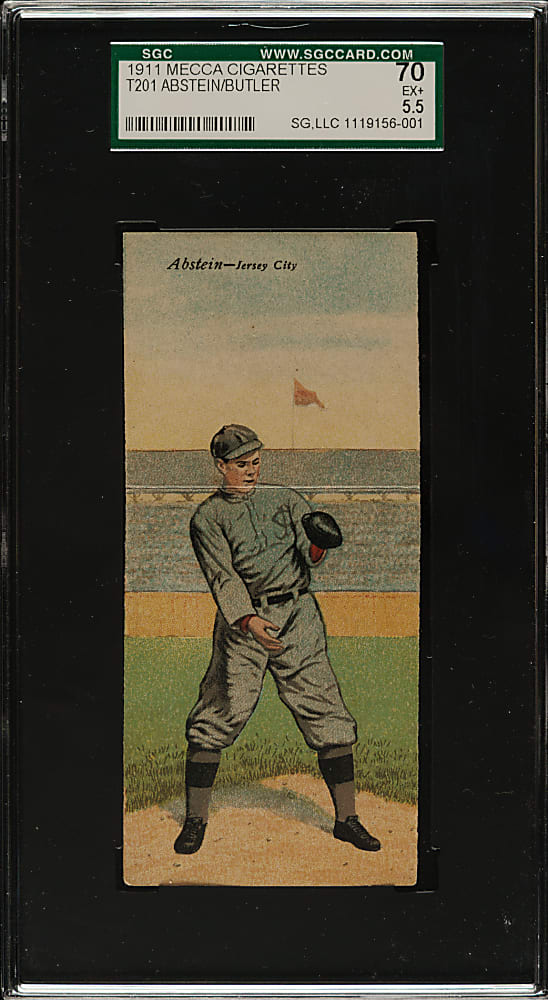 1911 T201 Mecca Double Folders Abstein/Butler SGC EX+ 70