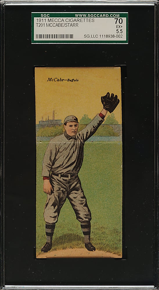 1911 T201 Mecca Double Folder McCabe/Starr SGC EX+ 70