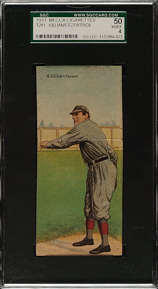 1911 T201 Mecca Double Folder Killian/Fitzpatrick SGC VG/EX 50