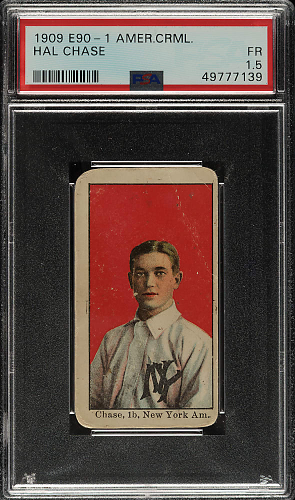 1909-1911 E90-1 American Caramel Hal Chase PSA FAIR 1.5