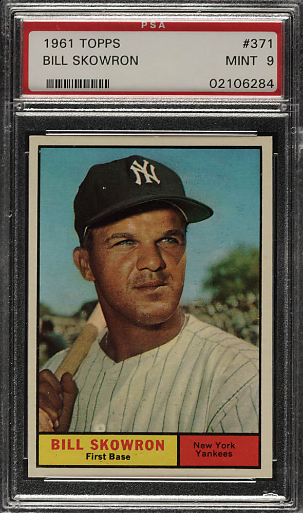 1961 Topps #371 Bill Skowron PSA MINT 9