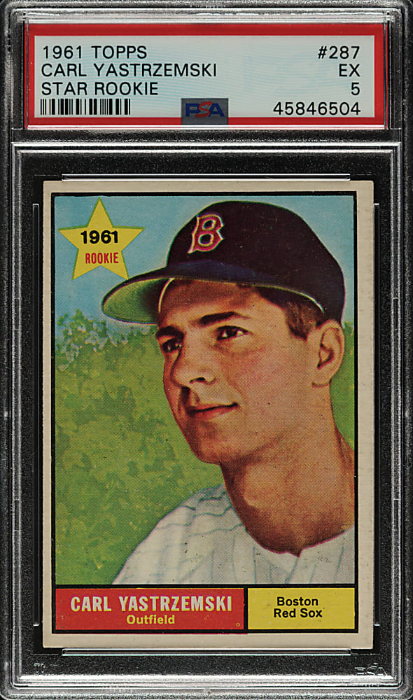 1961 Topps #287 Carl Yastrzemski PSA EX 5