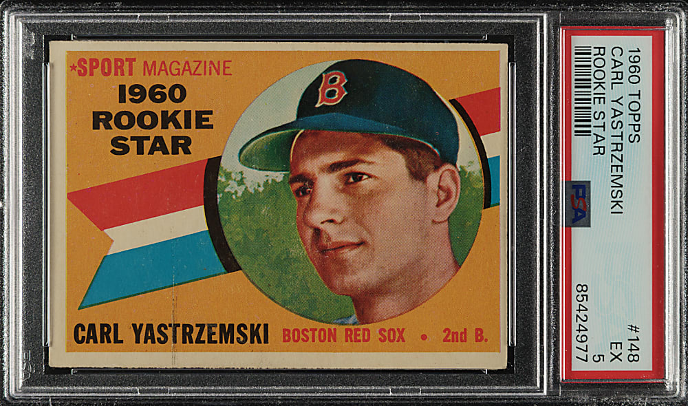 1960 Topps #148 Carl Yastrzemski Rookie PSA EX 5