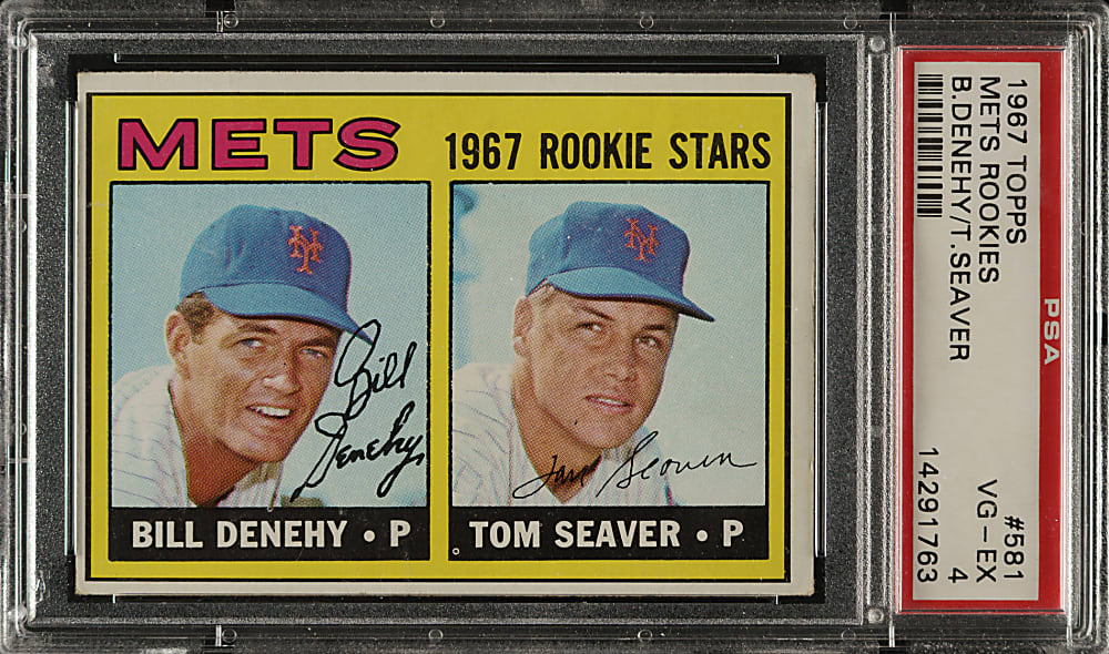 1967 Topps #581 Tom Seaver Rookie PSA VG-EX 4