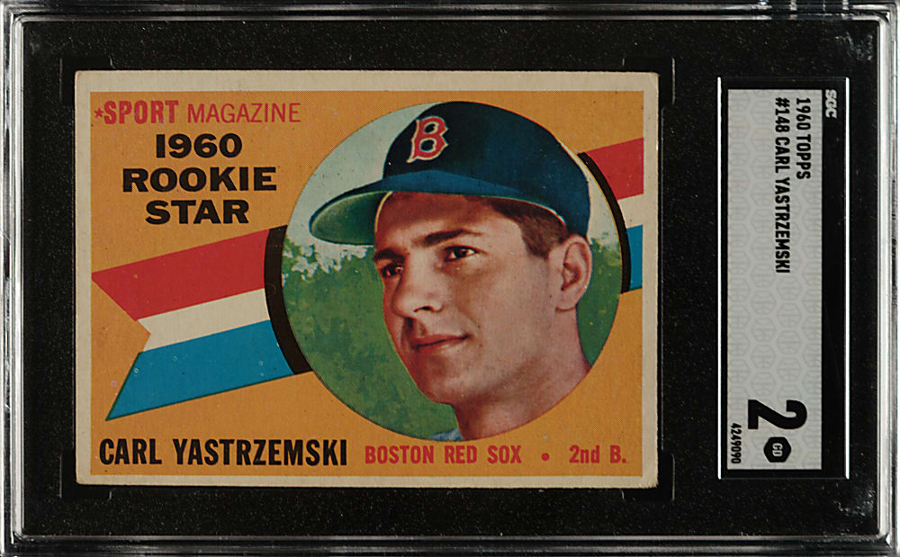 1960 Topps #148 Carl Yastrzemski Rookie SGC GOOD 2