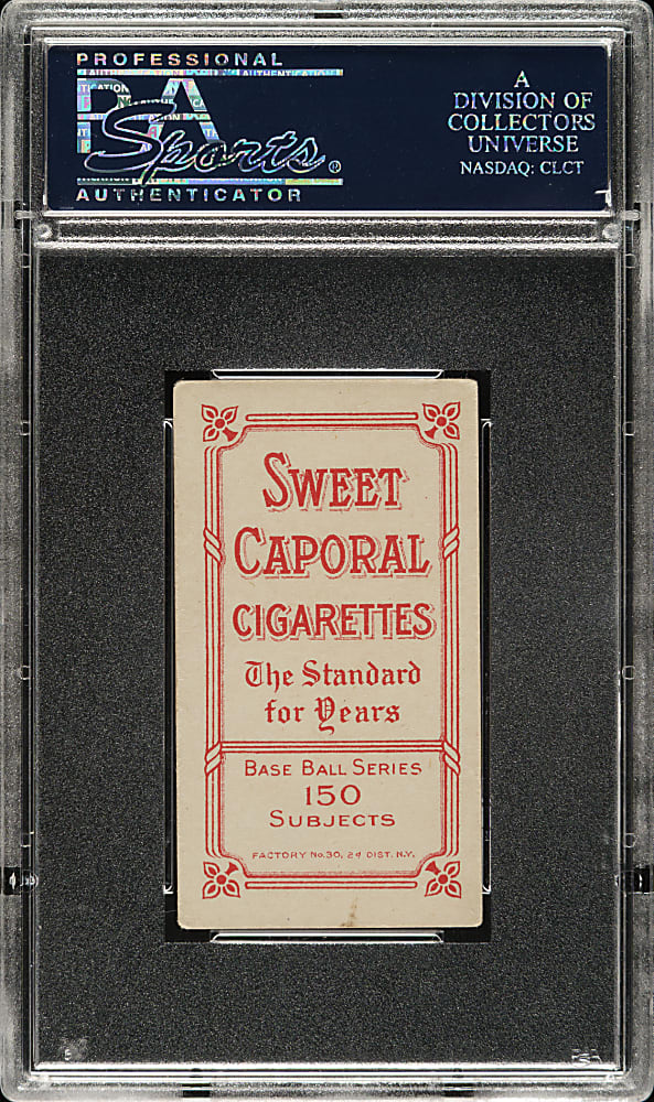 1909-1911 T206 White Border George Brown Chicago PSA VG-EX 4