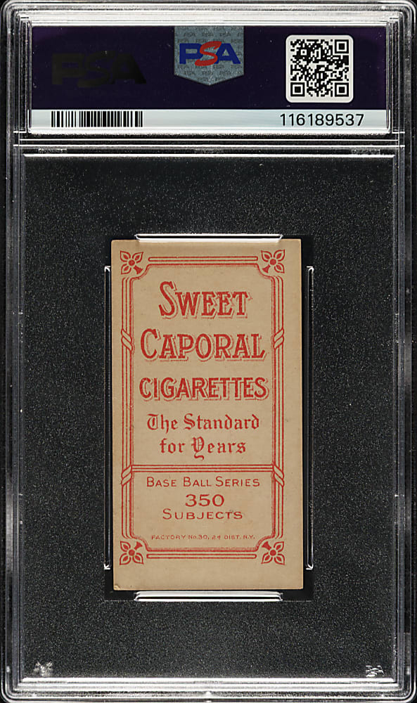 1909-1911 T206 White Border Bill O'Hara New York PSA VG-EX 4
