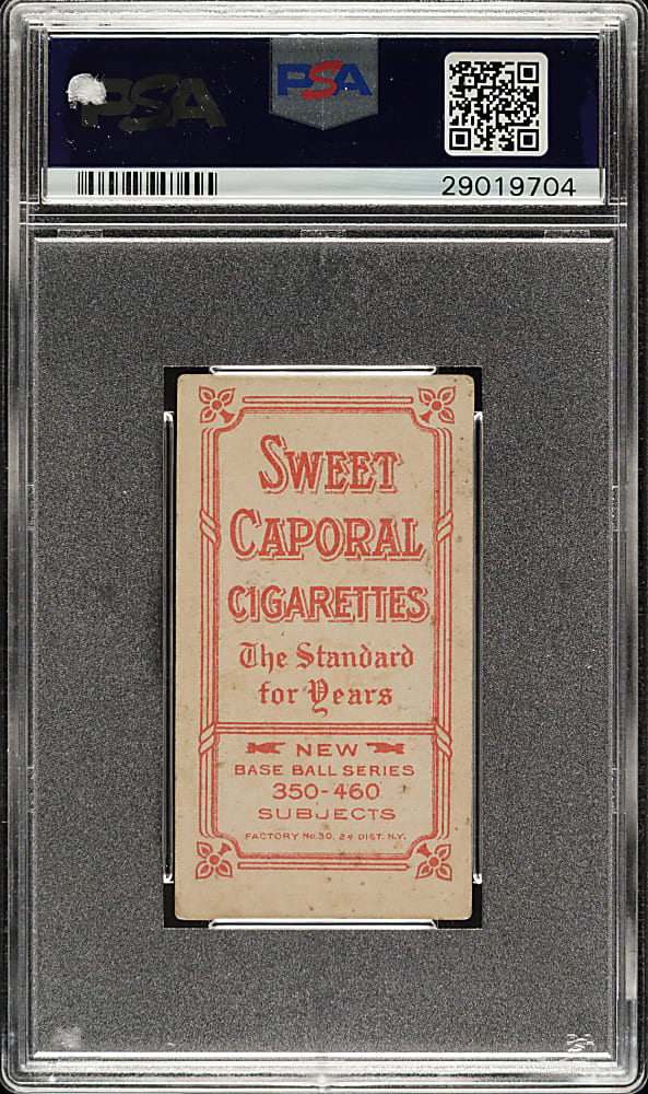 1909-1911 T206 White Border Orval Overall Hands Waist Level PSA VG-EX 4