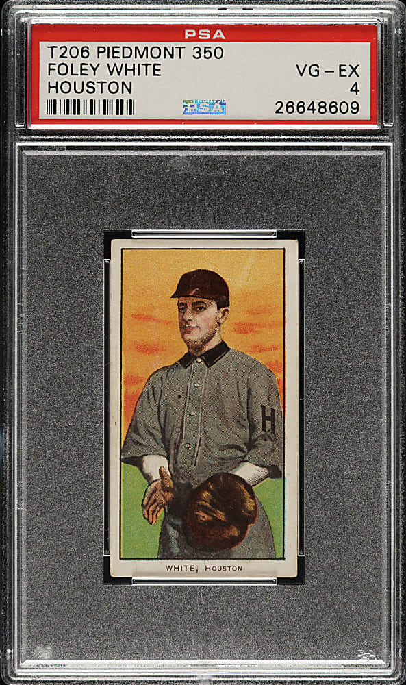 1909-1911 T206 White Border Foley White Southern Leaguer PSA VG-EX 4