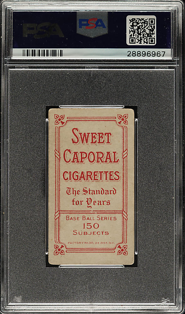 1909-1911 T206 White Border Frank Bowerman PSA VG 3