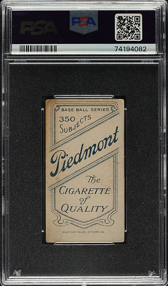 1909-1911 T206 White Border Rube Marquard Portrait PSA GOOD 2