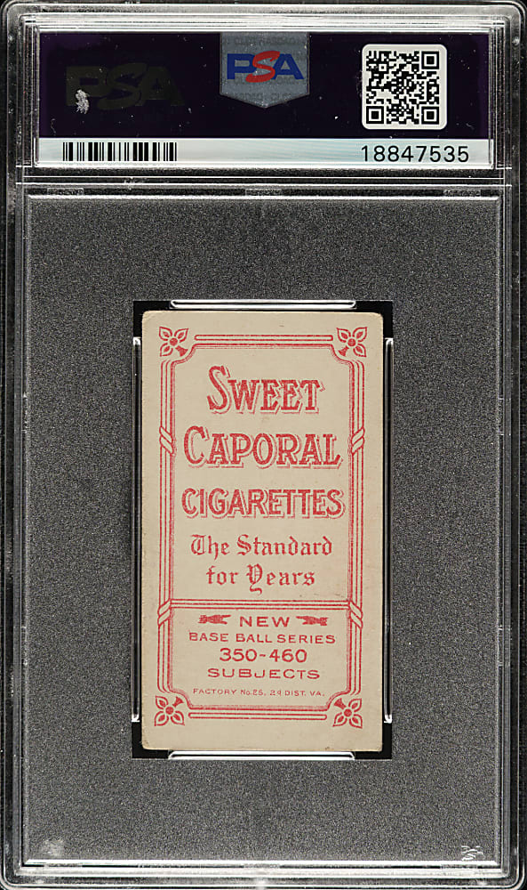 1909-1911 T206 White Border Rube Marquard Follow-Through PSA VG-EX+ 4.5