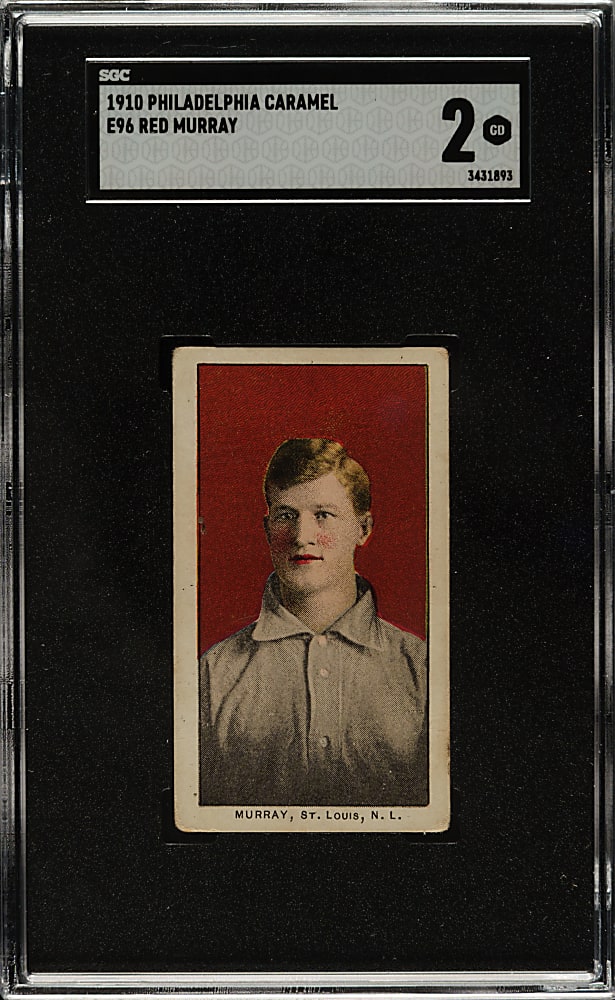 1910 E96 Philadelphia Caramel Red Murray SGC GOOD 2
