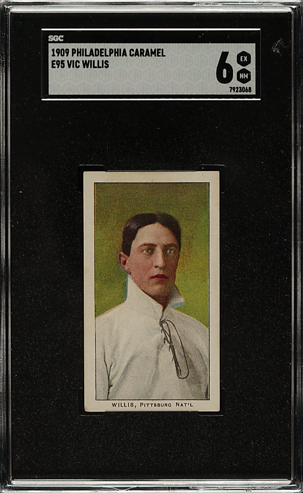 1909 E95 Philadelphia Caramel Vic Willis SGC EX/NM 6