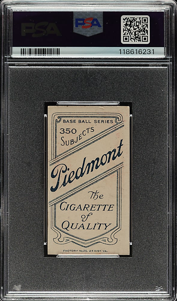 1909-1911 T206 White Border Ted Easterly PSA EX 5