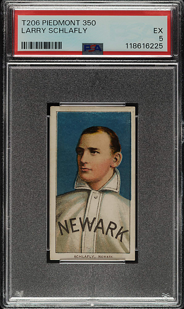 1909-1911 T206 White Border Larry Schlafly PSA EX 5
