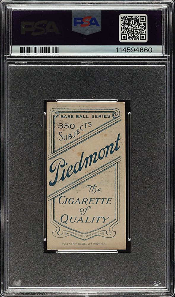 1909-1911 T206 White Border Billy Nattress PSA EX 5