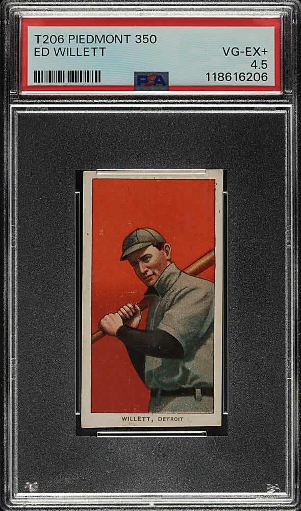 1909-1911 T206 White Border Ed Willett PSA VG-EX+ 4.5