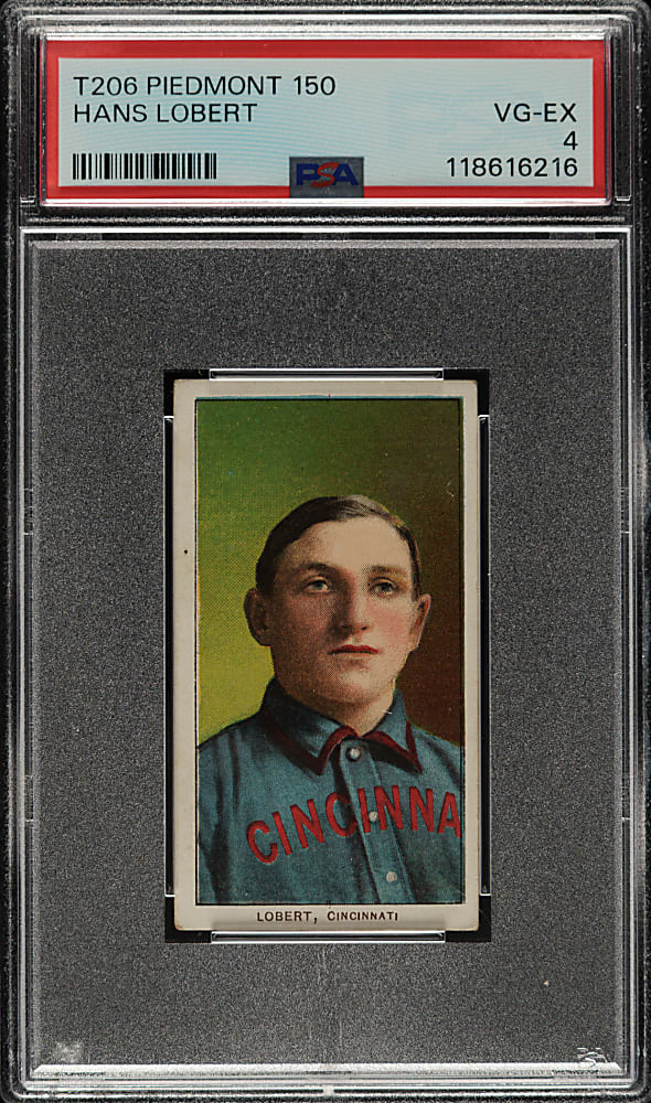 1909-1911 T206 White Border Hans Lobert PSA VG-EX 4
