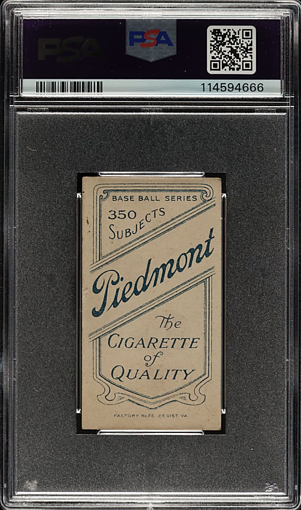 1909-1911 T206 White Border Hal Chase Portrait Blue Background PSA VG+ 3.5