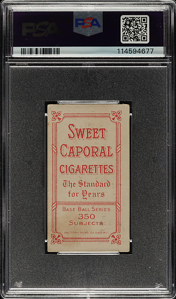 1909-1911 T206 White Border George Perring PSA VG 3
