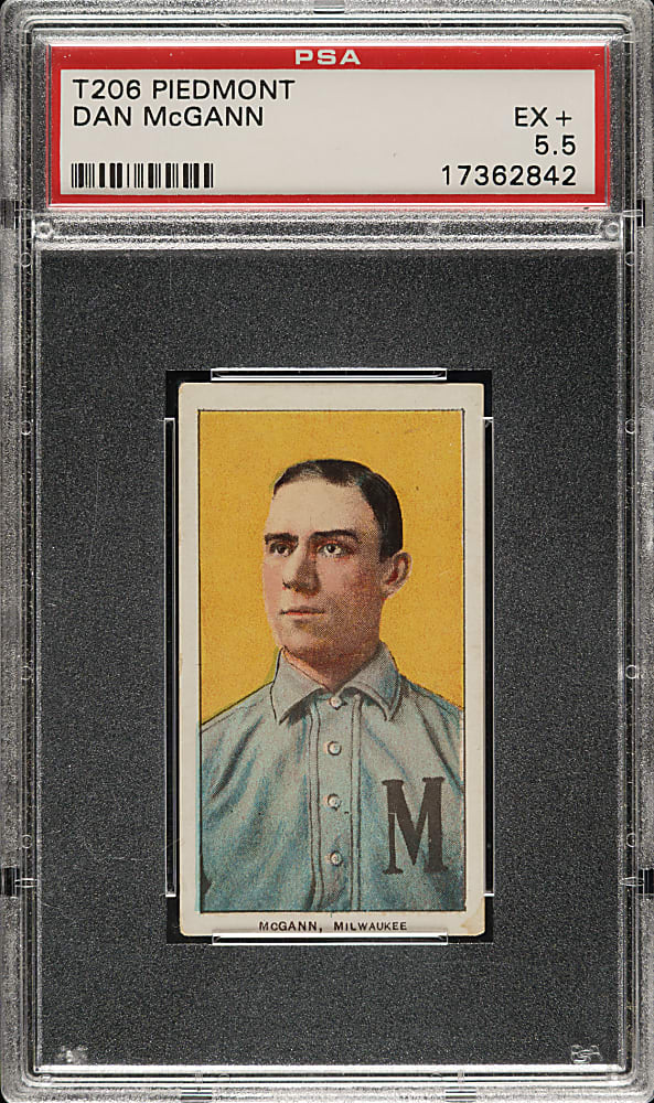 1909-1911 T206 White Border Dan McGann PSA EX+ 5.5