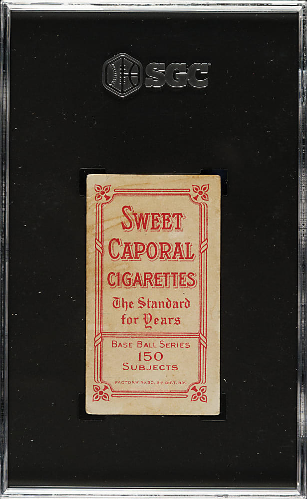 1909-1911 T206 White Border Doc Crandall Portrait, No Cap SGC VG 3
