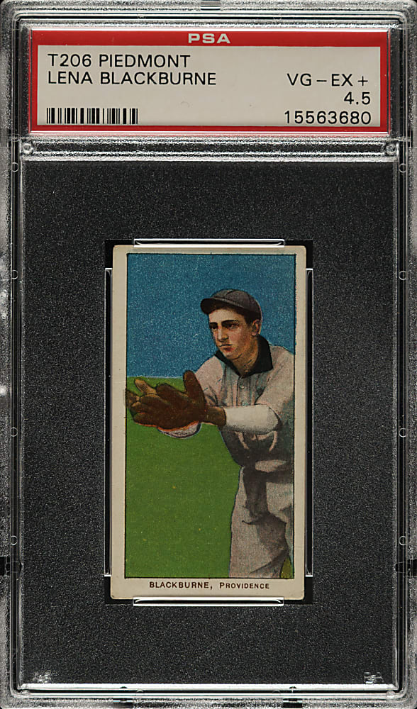 1909-1911 T206 White Border Lena Blackburne PSA VG-EX+ 4.5