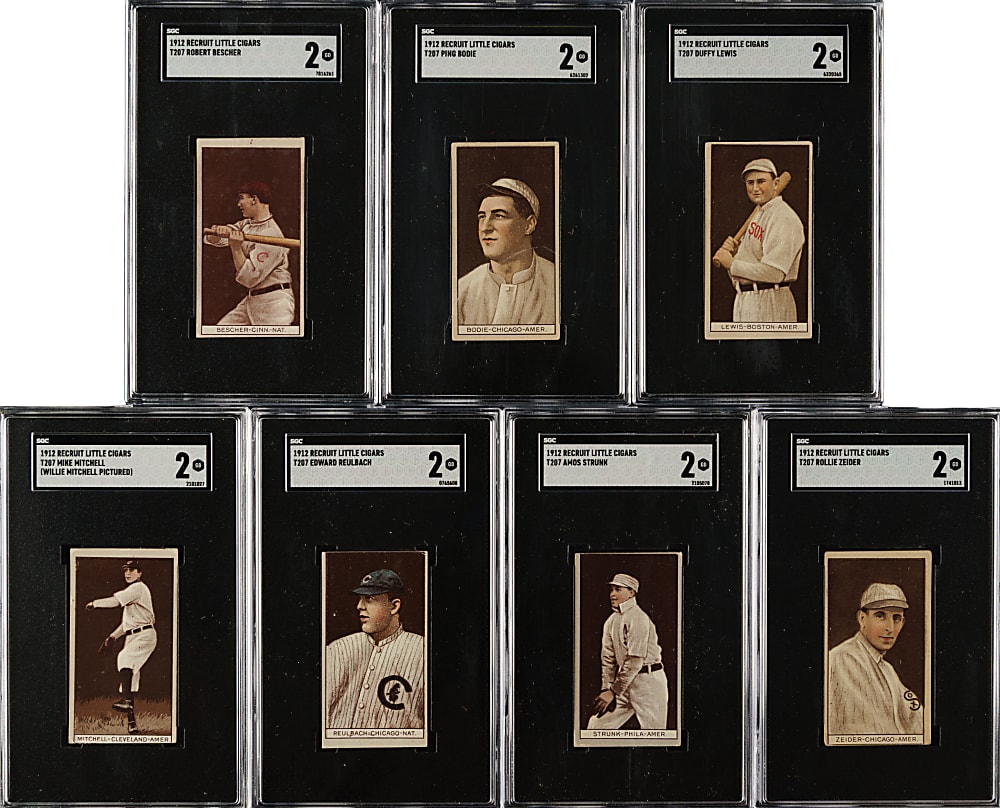 1912 T207 Brown Background SGC GOOD 2 Collection (7)