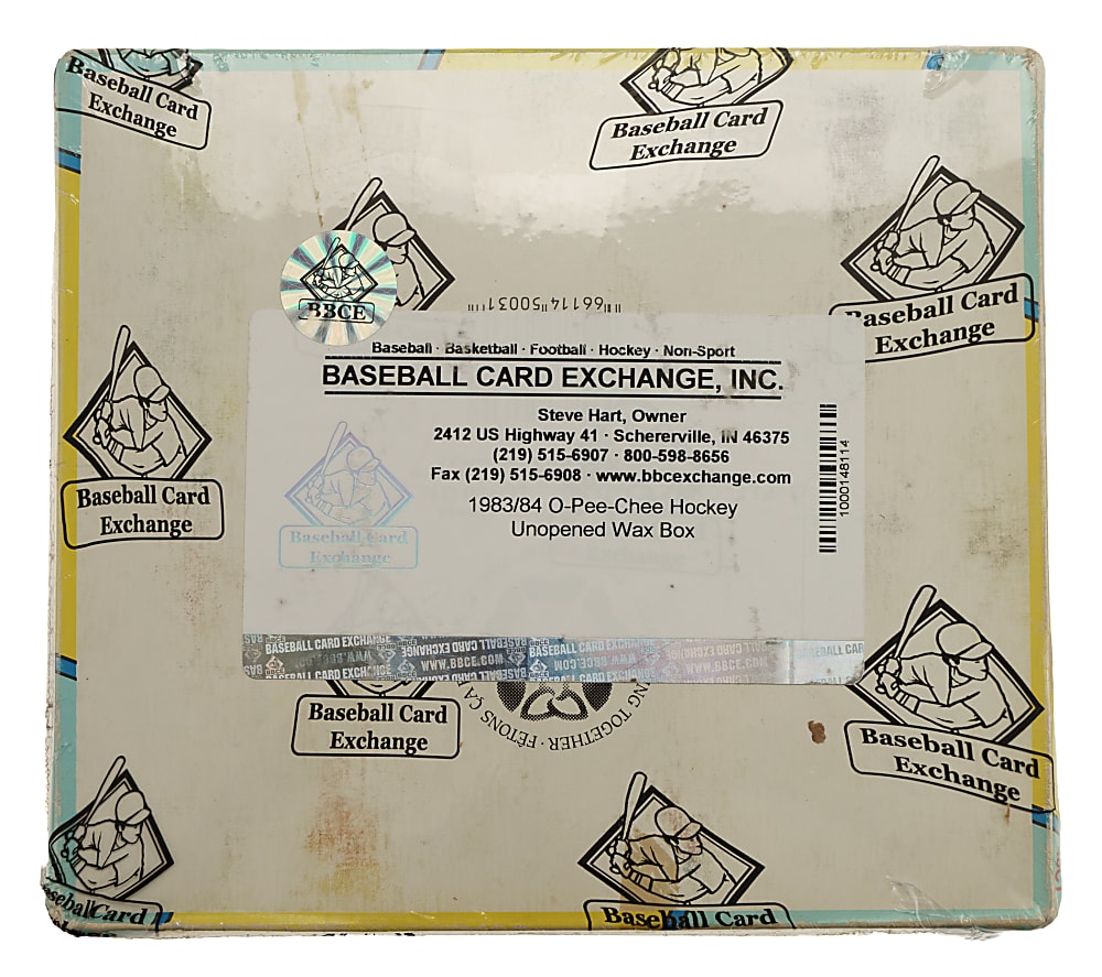 1983-1984 O-Pee-Chee Hockey Unopened Wax Box (48 Packs) - BBCE
