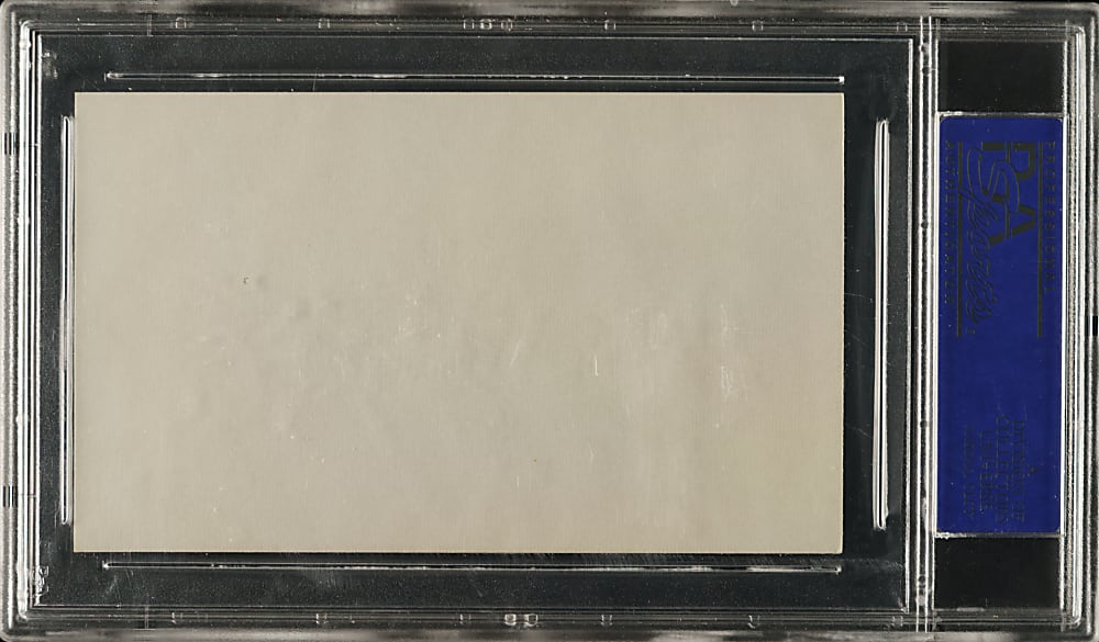 Jesse Haines Signed Index Card PSA/DNA GEM MINT 10