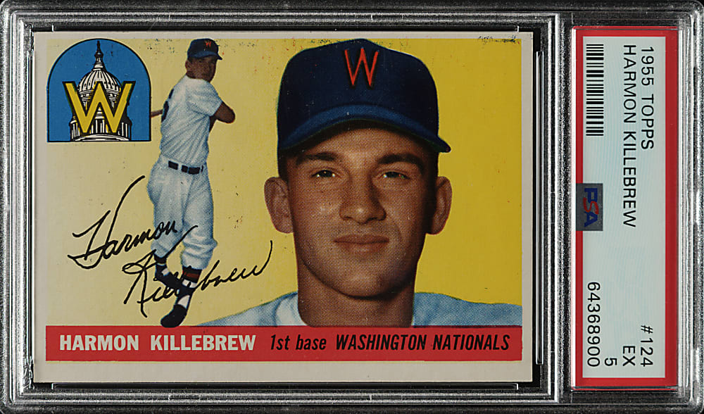 1955 Topps #124 Harmon Killebrew Rookie PSA EX 5