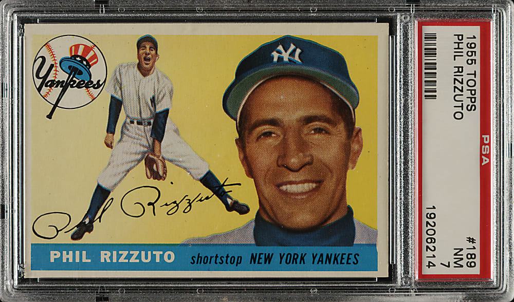 1955 Topps #189 Phil Rizzuto PSA NM 7