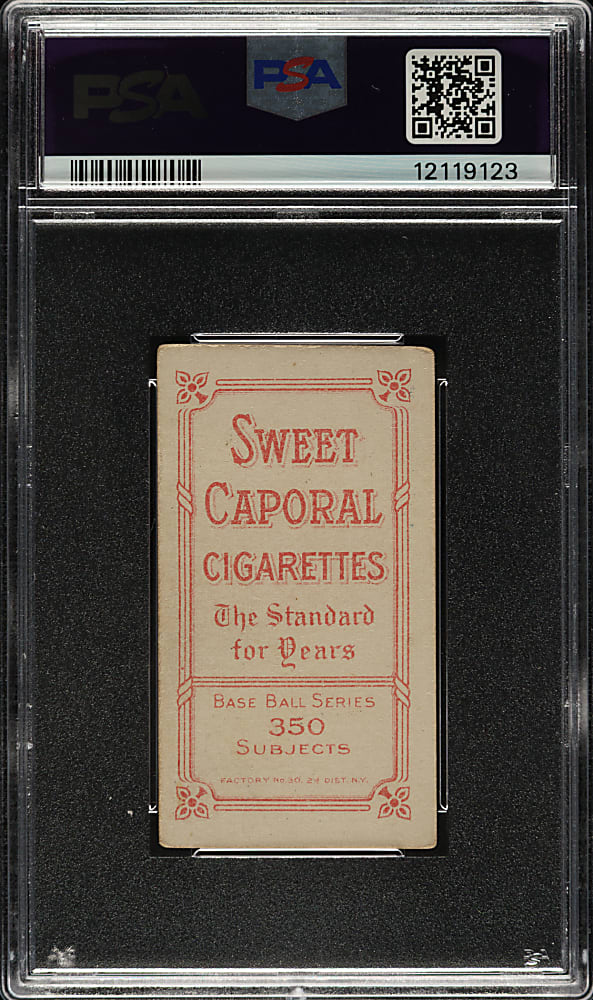 1909-1911 T206 White Border Tris Speaker Rookie PSA VG-EX 4