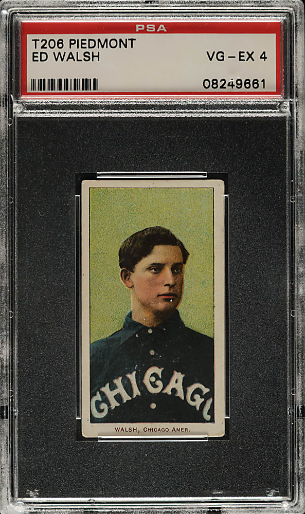 1909-1911 T206 White Border Ed Walsh PSA VG-EX 4