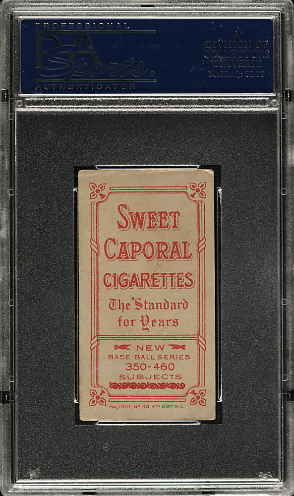 1909-1911 T206 White Border Sam Crawford with Bat PSA VG-EX 4