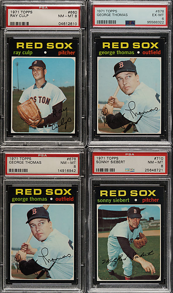 1971 Topps High Number PSA-Graded Collection (4)