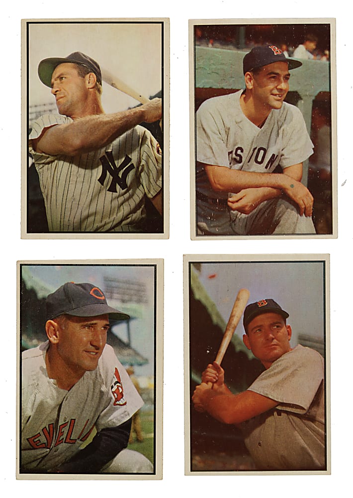 1953 Bowman Color Collection (41) Including Lou Boudreau, George Kell and Al Lopez