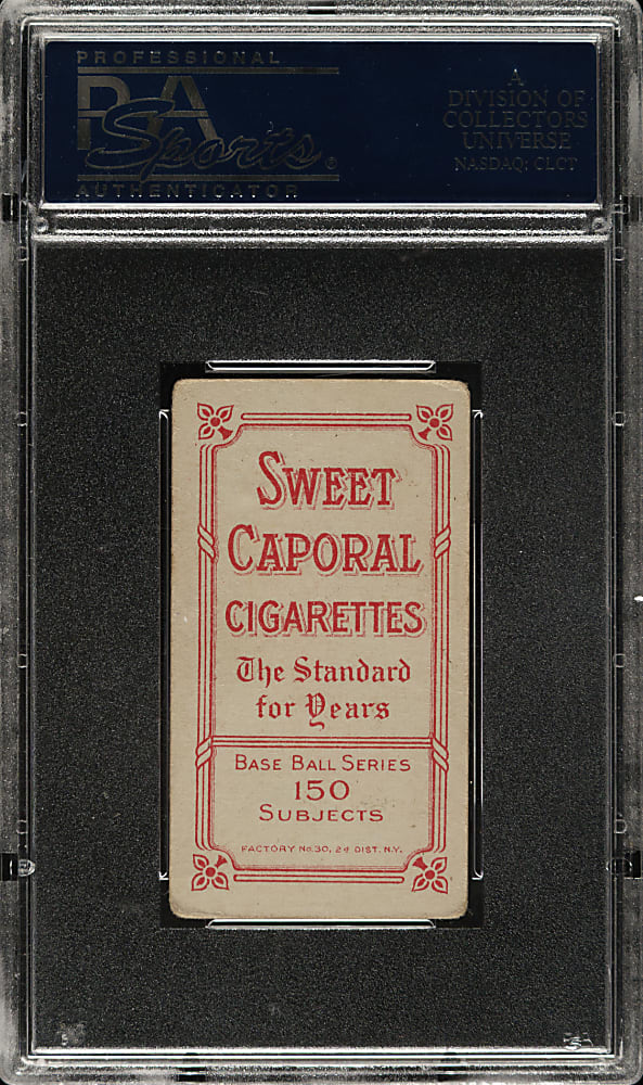1909-1911 T206 White Border Cy Seymour Batting PSA VG 3