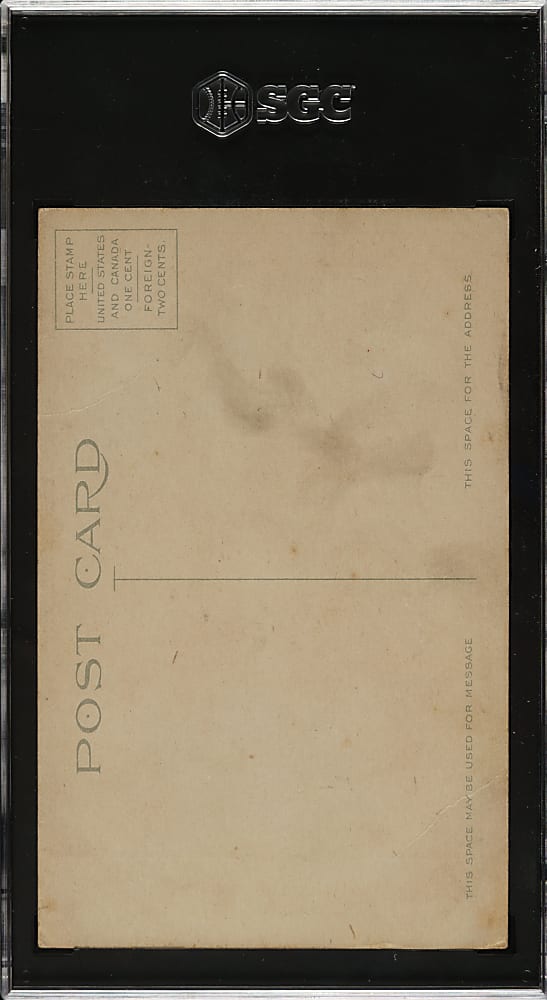 1912 Boston American Series Red Sox Postcard Jake Stahl SGC GOOD 2