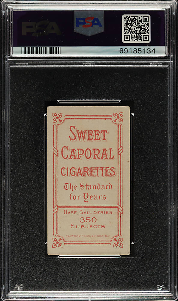 1909-1911 T206 White Border Peter O'Brien PSA VG-EX 4