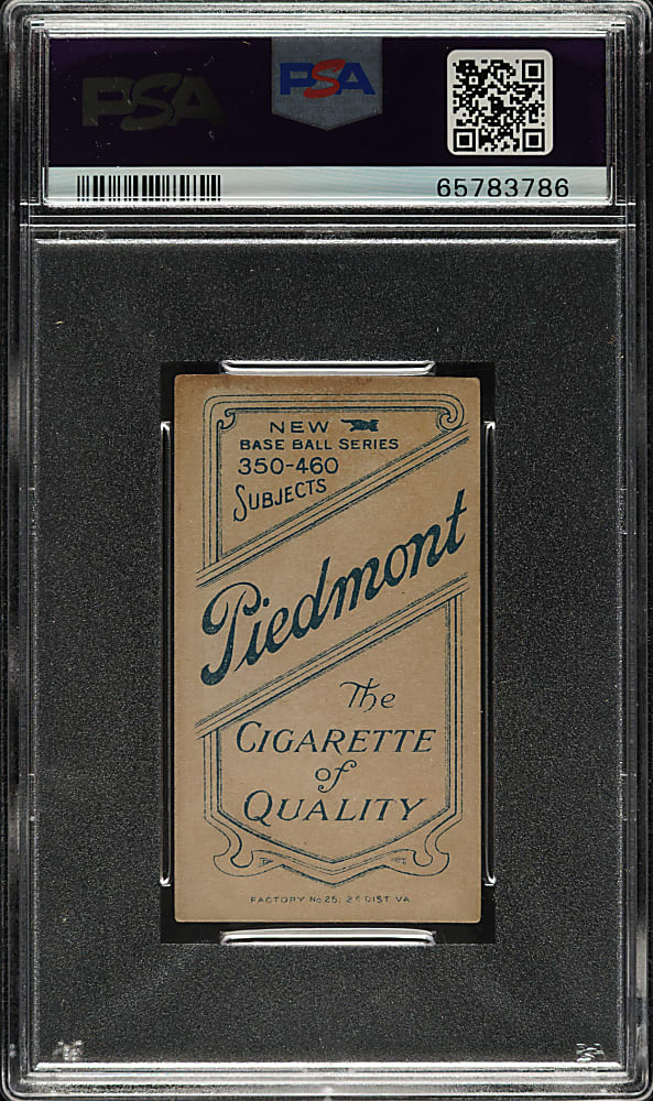 1909-1911 T206 White Border Fred Merkle Throwing PSA VG-EX 4
