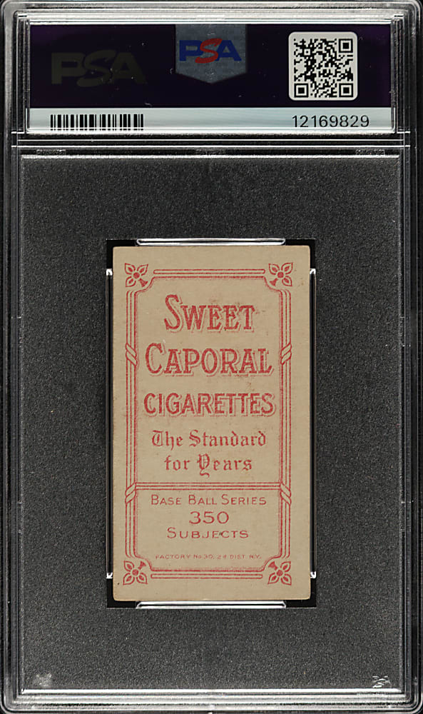 1909-1911 T206 White Border Vic Willis Throwing PSA EX 5