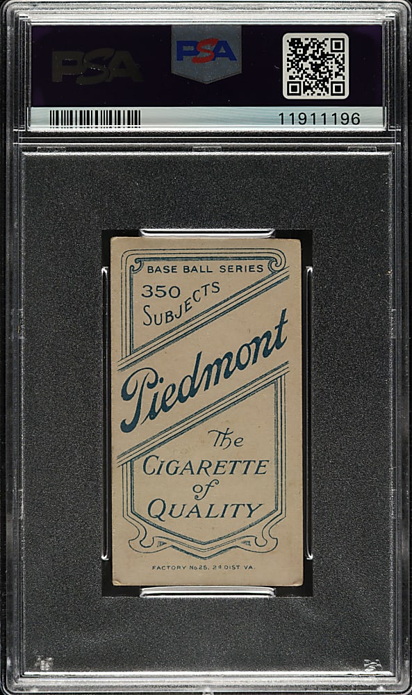 1909-1911 T206 White Border Bobby Wallace PSA EX 5